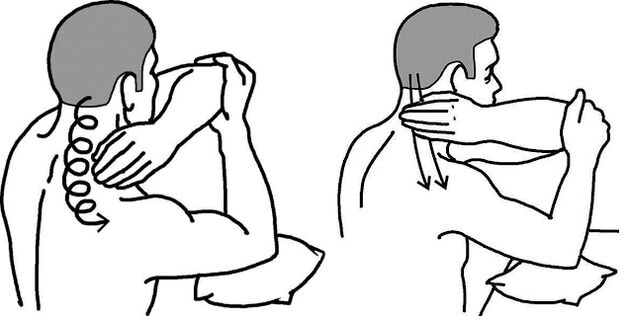 Auto -massaggio per osteocondosi del collo
