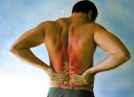 Dolore per l'osteocondosi lombare
